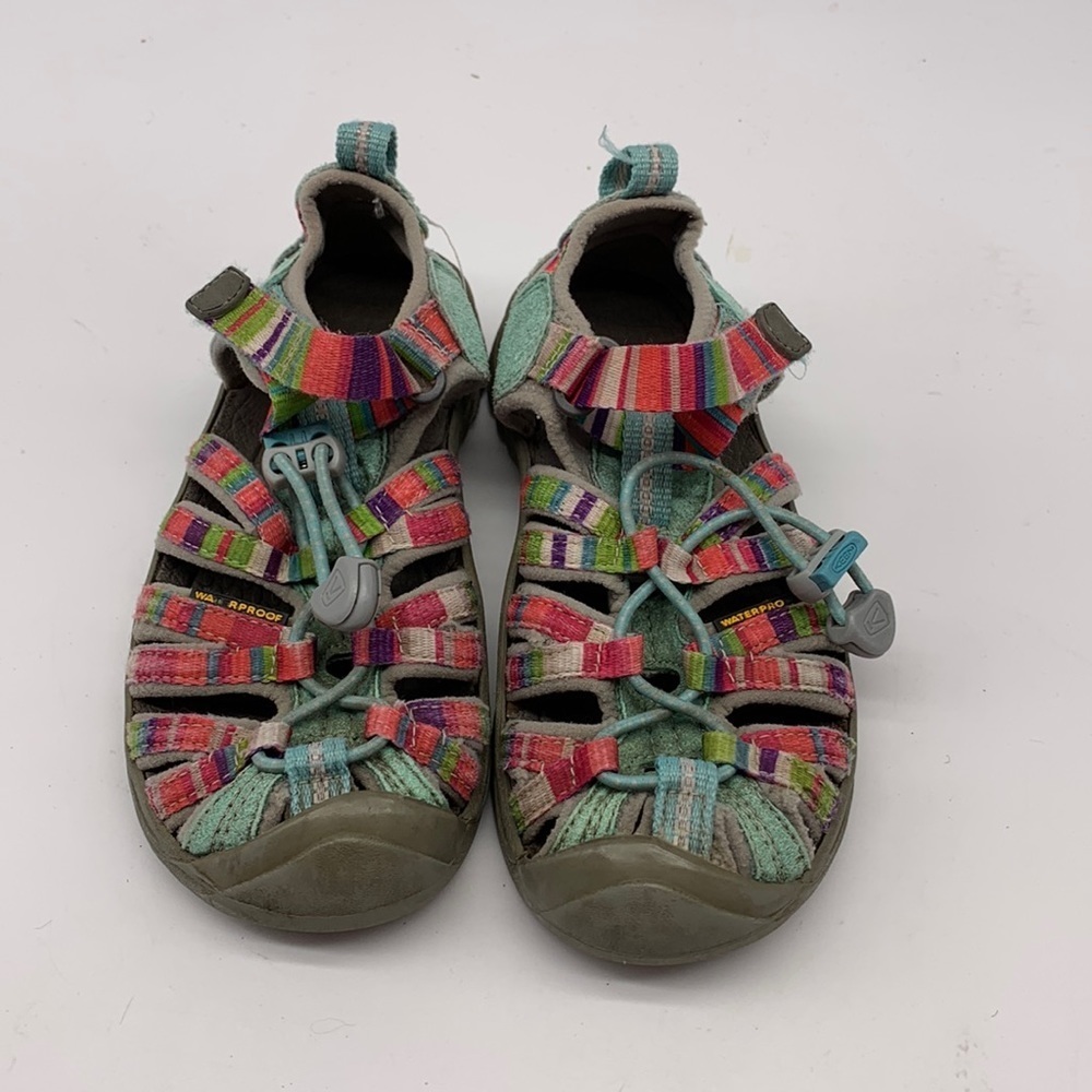 Keen's Girls Whisper Raya Fusion Waterproof Hiking Sandals size 12